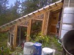 Evidence of Transistion in Alaska: Straw and clay construction greenhouse.