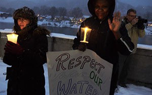 Jan. 21, 2014: Honor the Waters Candlelight Vigil and Rally