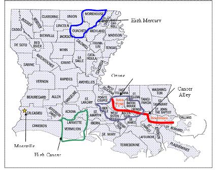 alley cancer map louisiana la lousiana shared